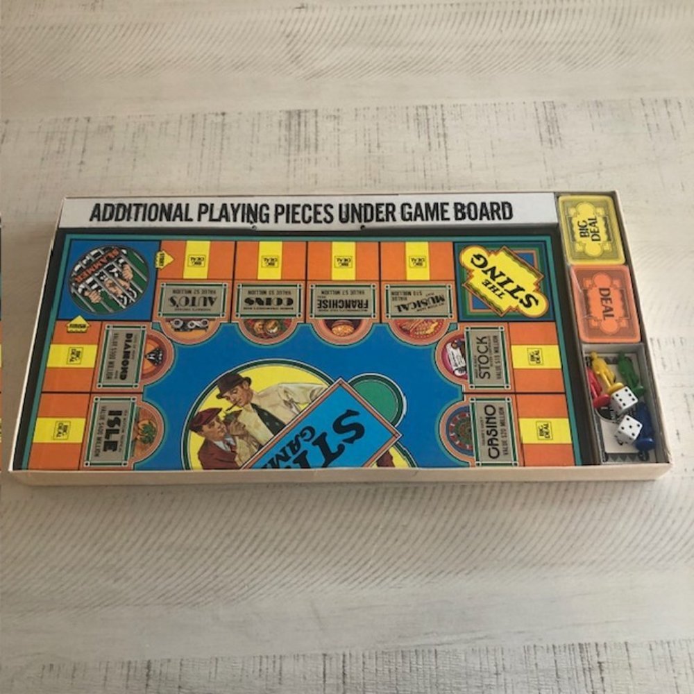 Rare, vintage 1976 Ideal The Sting Game (new in open box) - Picture 2 of 11